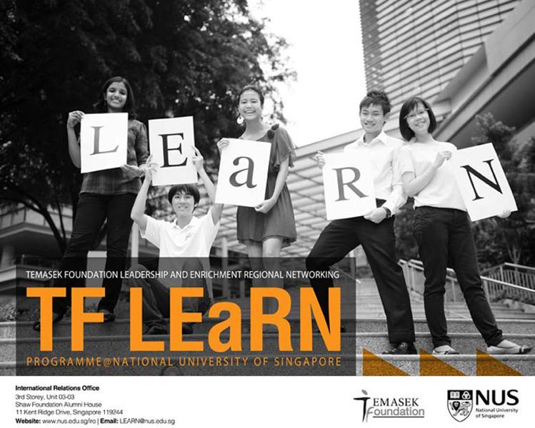 Chương trình học bổng TF LEaRN Programme 2016 của Đại học Quốc gia Singapore 